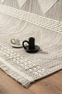 Agra - Cyan Modern İskandinav Desenli Halı - Empera