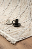 Agra - Teal Modern İskandinav Desenli Halı - Empera