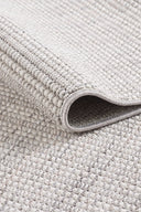 Serenity - Light Grey Saçaklı Tozumaz Antialerjik Halı - Empera