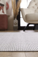Serenity - Light Grey Saçaklı Tozumaz Antialerjik Halı - Empera
