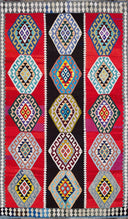 Antik Kilim - Anadolu Etnik Desenli El Dokuması Kilim E0531 - Empera
