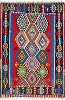 Antik Kilim - Anadolu Etnik Desenli El Dokuması Kilim E0533 - Empera