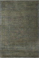 Gordion - Zeleno Kendinden Saçaklı Modern Halı - Empera