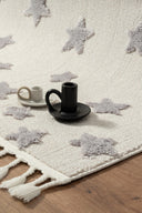 Kids - Starry Antialerjik Yıldız Figürlü Bebek Odası Halısı - Empera