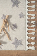 Kids - Starry Antialerjik Yıldız Figürlü Bebek Odası Halısı - Empera