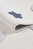 Kids - Galaxy Yıldızlı Galaksi Takma Saçaklı Çocuk Halısı - Empera