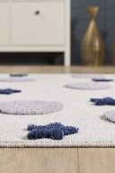 Kids - Galaxy Yıldızlı Galaksi Takma Saçaklı Çocuk Halısı - Empera