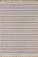 Qılım - Ekru Modern Takma Saçaklı Kilim
