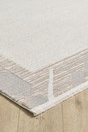 Nera - Sandstone Takma Saçaklı Modern Salon Halısı - Empera