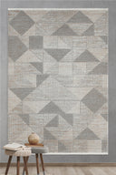 Pena - Lichen Geometrik Desenli Modern Halı - Empera