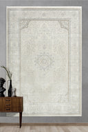 Soho Mood - Anemone Klasik Desenli Eskitme Salon ve Oturma Odası Halısı - Empera