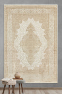 Soho Mood - Antique Gold Etnik Desenli Klasik Salon Halısı - Empera