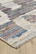 Antik Halı - Recycle Etnik Desenli El Dokuması Salon Halısı E0009