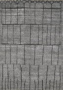 Antik Halı - Recycle Etnik Desenli El Dokuması Salon Halısı E0018