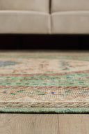 Antik Halı - Vintage Etnik Desenli El Dokuması Halısı E0037